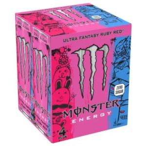 Bebida Energética Monster Energy Ultra Fantasy Ruby Red de Primera Calidad, Paquete de 12 Latas de 500 ml, Bebida de Alto Rendimiento, Pedidos de Exportación - Product Image 3