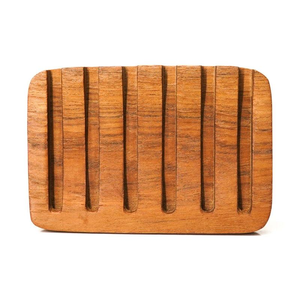 Porte-savon en bois de pin artisanal de style religieux, porte-savon poli pour la maison et l'hôtellerie, pour la décoration de la salle de bain - Product Image 4