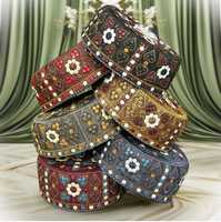 Chapeau Kufi afghan de qualité supérieure en gros, chapeau islamique traditionnel brodé dans divers styles, commandes en gros pour accessoires vestimentaires