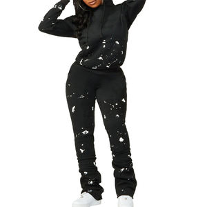 Ensemble de survêtement pour femmes, jogging, ensemble sans couture, confortable, respirant, tenue de sport pour la salle de sport, la course à pied, le fitness - Product Image 5