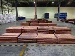 La mejor hoja de cobre electrolítico puro 100% del fabricante 99.99% cátodo en stock con servicio de corte - Product Image 3