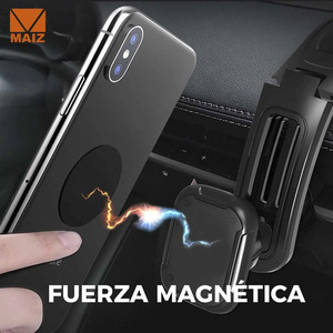 Support magnétique pour téléphone de voiture Tlero avec ventouse - Couleurs assorties - Product Image 4