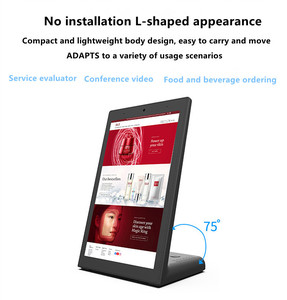 8 10.1inch L Hình dạng Màn hình cảm ứng đặt hàng hệ thống LCD Bảng điều chỉnh <span class=keywords><strong>Android</strong></span> Tablet Máy tính để bàn máy tính bảng cho khách hàng thông tin phản hồi nhà hàng khách sạn - Product Image 3