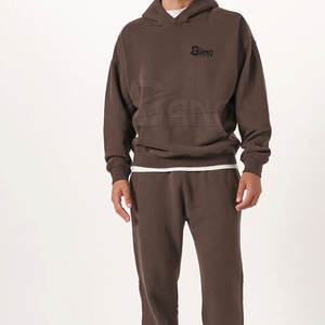 Sudaderas con capucha de invierno de tamaño personalizado para hombre, sudaderas con capucha de estilo callejero con estampado de lana, nuevo diseño, sudaderas con capucha lisas en blanco de alta calidad a granel - Product Image 3