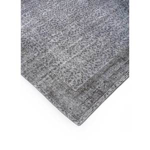Vintage Grey <b>Black</b> Hand Knotted Wool <b>Rugs</b> Pae-673 for Home Living Room Hallway Teen's Room Medallion Rectangle Abstract Handmade - Product Image 2