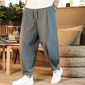 Pantalones de chándal informales de 100% algodón para hombre, pantalones de chándal con cintura elástica gruesa de peso pesado, técnicos bordados, servicio OEM disponible - Product Image 6