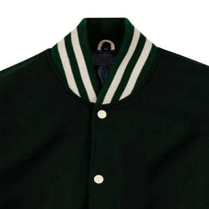 Chaqueta Bomber Letterman informal para hombre con mangas de cuero, chaqueta de béisbol deportiva de invierno para la universidad 2025 - Product Image 4