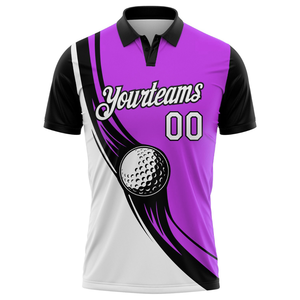 OEM Haute Qualité FASPAR Sports Chemise de Golf Homme Manches Courtes Boutonnée Décontractée Séchage Rapide 140g Polyester Spandex Imprimé - Product Image 6