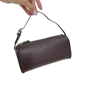 Sac à bandoulière mini en cuir véritable tendance, prix de gros usine, pour femme, style vintage, avec fermeture éclair et doublure portable - Product Image 2