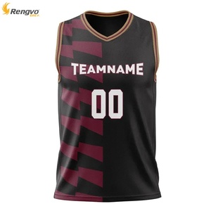 เสื้อบาสเก็ตบอลสำหรับเยาวชนเสื้อบาสเก็ตบอลออกแบบได้ตามต้องการ - Product Image 1