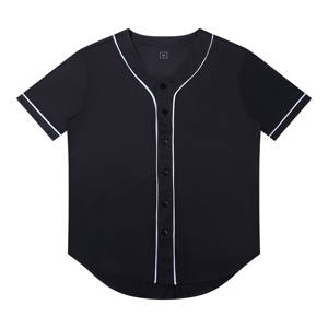 Vente en gros de chemises de baseball brodées personnalisées Maillot de baseball blanc américain Bon marché Maillot de baseball - Product Image 4