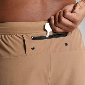 Men's New High Street Sports Casual Double-<b>Layer</b> Fitness Training Shorts Anti-Glare Anti-Wrinkle Sunning Casual with Pockets - Product Image 5