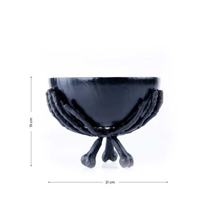 Cuenco de Metal de lujo hecho a mano, venta directa de fábrica de alta calidad, logotipo personalizado, utensilios de cocina, vajilla, cuenco para servir palomitas de maíz - Product Image 2