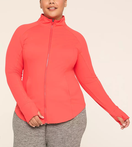 Veste polaire douce à fermeture éclair intégrale légère pour femmes, professionnelle, OEM, pour les activités de plein air, avec poches zippées, veste de travail - Product Image 1