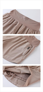 Shorts de sport pour femmes Sultan Boxing, entraînement actif, fitness, volleyball, 2 en 1, course à pied, double couche, shorts de yoga avec poches zippées - Product Image 6