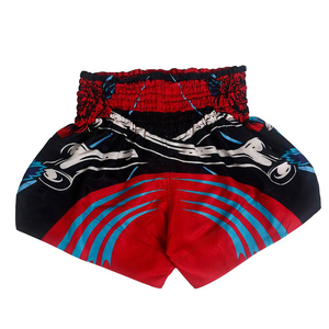 Short de boxe de couleur unie personnalisé OEM Meilleur prix Short de combat Muay Thai personnalisé pour hommes pour la gym MMA Training - Product Image 4
