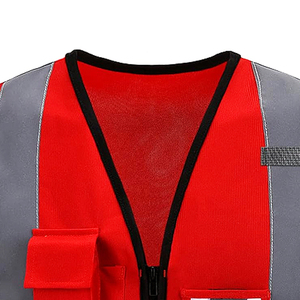 Reflective Vest Safety Vest <b>Jacket</b> Strip Personal Security <b>Construction</b> High Visibility Hi Vis <b>Work</b> Reflective Safety Vest - Product Image 2