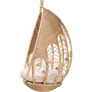 Umika One Size Natural Rattan <b>Hanging</b> <b>Chair</b> for <b>Garden</b> Use - Product Image 2