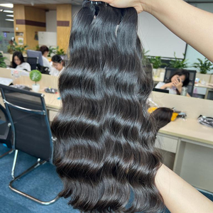 ผมหยักศกธรรมชาติแบบไม่ผ่านกระบวนการในเวียดนามผมมนุษย์แท้จัดทรงผมสำหรับคนทำผมมนุษย์แท้จำนวนผมสำหรับมัดเกรดคลื่น - Product Image 1