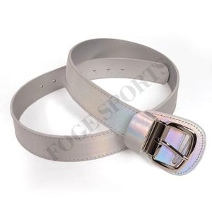 Cinturón de Béisbol de Diseño Nuevo, Duradero, Transpirable y Ligero, de Cuero Vacuno con Hebilla de Aleación Plateada, Cinturón de Softbol Súper Elástico para Actividades al Aire Libre - Product Image 6