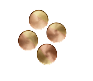 Posavasos de latón pulido de alta calidad, vajilla de Metal de estilo clásico de diseño Simple para decoración de bares elegantes - Product Image 4