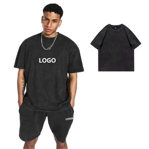 cotton, Breathable Wholesale Streetwear <b>Men</b> Jogging <b>Shorts</b> Set Two Tone T-shirts <b>Shorts</b> Two Piece Set Custom Male Jogger <b>Short</b> - Product Image 1