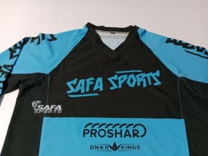 SAFA SPORTS, camiseta de Paintball juvenil de manga completa con estampado personalizado, uniforme de Paintball juvenil en blanco para niños, jugadores de Paintball - Product Image 3