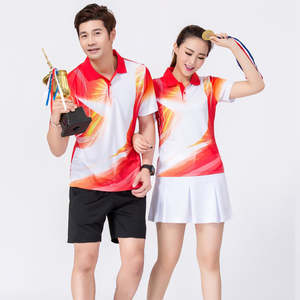 ชุดเสื้อกีฬาเล่นปิงปองพิมพ์ลายเองระบายอากาศได้ดีสำหรับผู้ใหญ่ - Product Image 2