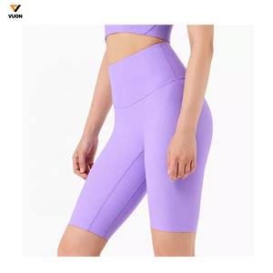 2025 grande taille femmes formel taille moyenne extensible Yoga Leggings taille élastique imperméable séchage rapide respirant Shorts de course - Product Image 2