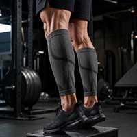 Manchon de compression pour mollets en Spandex gradué, respirant et à séchage rapide, pour le soulagement des périostites tibiales et la récupération musculaire des coureurs