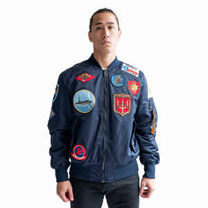 Veste de plein air chaude d'hiver en laine/polyester Letterman à la mode coupe-vent décontracté de haute qualité Stand personnalisé pour hommes - Product Image 1