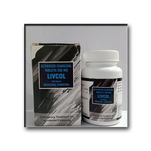 Meilleur Livcol 250mg extrait de plantes comprimés de charbon actif indien en gros approvisionnement en soins de santé en vrac - Product Image 2