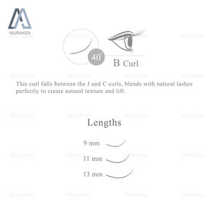 Pestañas de tira completa personalizadas, estilo falso visón - Product Image 6