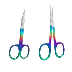 Ciseaux à cuticules en acier inoxydable de précision, à pointe de flèche incurvée, pour manucure et pédicure professionnelles, soin des ongles - Product Image 3