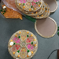 Support de bougie chauffe-plat décoratif en pierre fait main, style Diya, pour le festival Diwali, les mariages, la décoration de table et de salon.