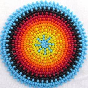 Nouveauté Dessous de verre pastèque perlé fait à la main Décor de table vibrant pour les mariages, les fêtes et la maison d'Inde - Product Image 4