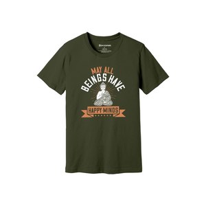 Camiseta informal de algodón 100% con impresión de temas de Buda en 3D, 12 opciones de color, 160-180, colocación de diseño personalizable GSM pesado - Product Image 5