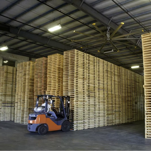 พาเลทไม้ epal eEuro แบบ4-Way แบบสองด้านเป็นมิตรต่อสิ่งแวดล้อมสำหรับใช้ในอุตสาหกรรมโลจิสติกส์และการขนส่ง - Product Image 2