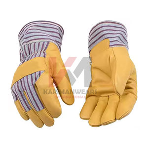 Guantes de Trabajo de Cuero Vacuno de Primera Calidad, Duraderos, de Piel de Oveja de Alta Calidad, Protectores para Soldadura, Pantalla Táctil, Trabajo Pesado - Product Image 1