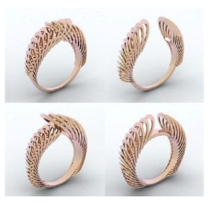 Inspire Jewelry Anillos minimalistas circulares de acero inoxidable de alta gama Anillo de eternidad de cristal de moda al por mayor para cristianos - Product Image 1