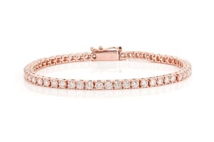 Bracelet de tennis ovale en diamant cultivé en laboratoire 18 carats or CVD bijoux de tennis en diamant pour femmes bijoux en or minimalistes unisexes vente en gros - Product Image 2