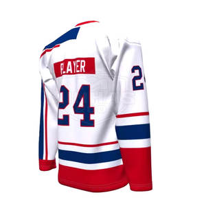 Maillot de hockey sur glace de conception personnalisée en polyester 100% Maillot de hockey sur glace à bas prix fabriqué en usine - Product Image 6