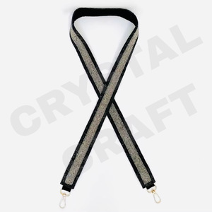 CRYSTAL CRAFT Go Big Red Sangle de sac à main en perles de verre, couleur personnalisable, perles de rocaille style indien, taille personnalisée, logo personnalisé accepté - Product Image 4