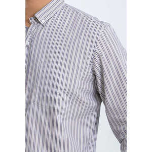 Camisas de vestir de estilo occidental ODM de algodón 100% informales para hombre XL a 6XL Cierre de un solo pecho con diseño de botón de cuello mandarín - Product Image 6