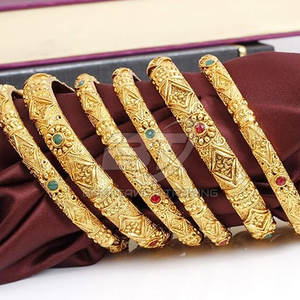 2026 Traditional Jewelry Brass <b>Bangles</b> Set for Women Ethnic Fashion Jewelry In Adult Size Customized - Product Image 2