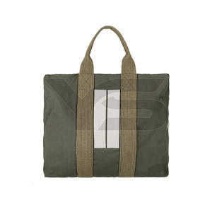 กระเป๋าโท้ทพรีเมียม-กระเป๋าโท้ททรงสี่เหลี่ยมขนาดใหญ่พร้อมโลโก้แบบกำหนดเอง กระเป๋าโท้ทผ้าแคนวาสสำหรับการใช้งานทุกวันที่ทนทาน - Product Image 1