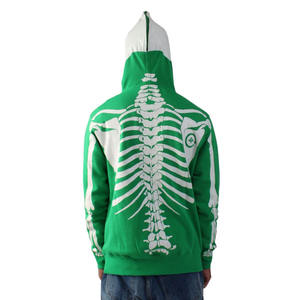 Sweat à capuche zippé intégral surdimensionné pour homme, 400 GSM, coton, polaire technique, logo 3D imprimé, streetwear lourd, pull à capuche zippé - Product Image 5