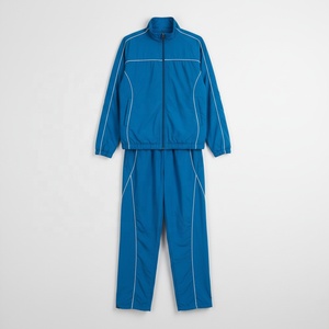 Ensemble de survêtement décontracté et léger pour homme, coupe athlétique, coupe-vent, respirant, avec poches fonctionnelles, écoresponsable - Product Image 4