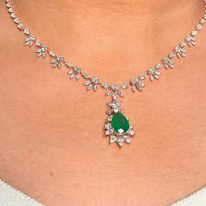 Collier tennis en diamant de laboratoire multi-formes brillant certifié IGI Cadeau de mariage Bijoux de mariée avec fonction de superposition Unisexe - Product Image 4