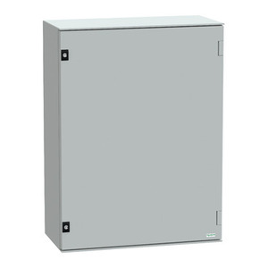 Per Schneider Electric NSYPLM86BG Contenitore per Strumenti Elettronici a Parete in Poliestere, Pannello in Bachelite con Porta Liscia Thalassa PLM - Product Image 1